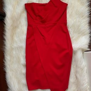 Fashion Nova- strapless dress